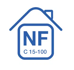 logo norme nf c15 100